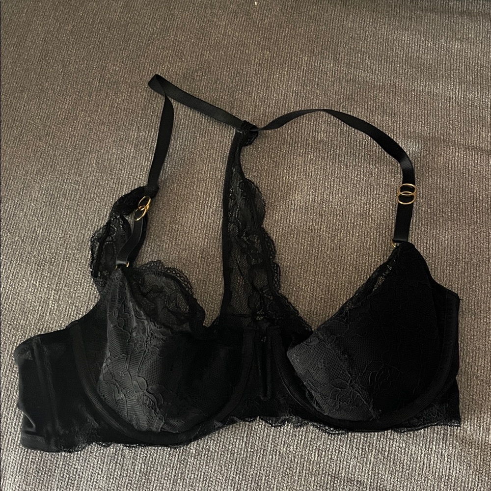 Cacique Black Lace Bra